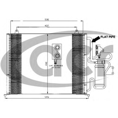 Photo Condenser, air conditioning ACR 300456