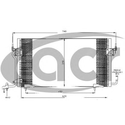 Foto Kondensator, Klimaanlage ACR 300486