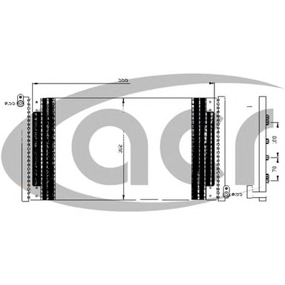 Photo Condenser, air conditioning ACR 300540