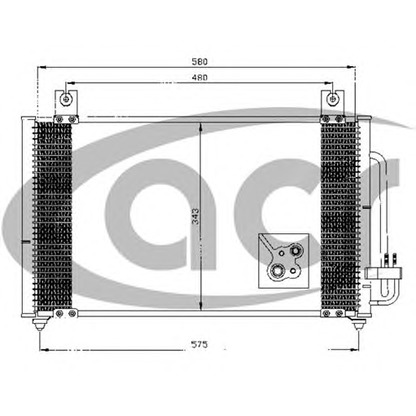 Photo Condenser, air conditioning ACR 300553