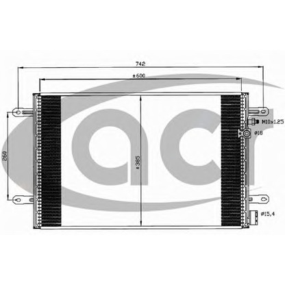 Foto Kondensator, Klimaanlage ACR 300555