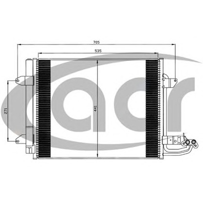 Photo Condenser, air conditioning ACR 300562