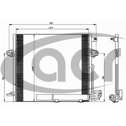 Foto Kondensator, Klimaanlage ACR 300600