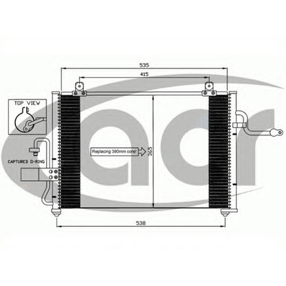 Foto Condensador, aire acondicionado ACR 300607