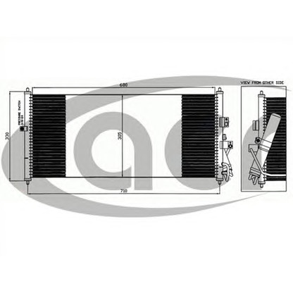 Photo Condenser, air conditioning ACR 300613