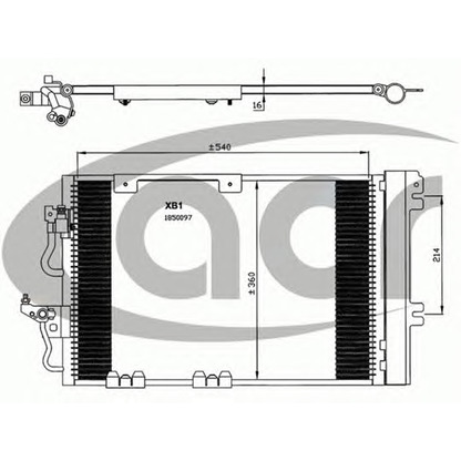 Photo Condenser, air conditioning ACR 300617