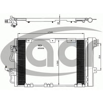 Foto Kondensator, Klimaanlage ACR 300619