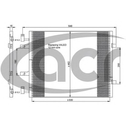 Foto Condensador, aire acondicionado ACR 300639