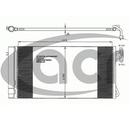 Foto Kondensator, Klimaanlage ACR 300658