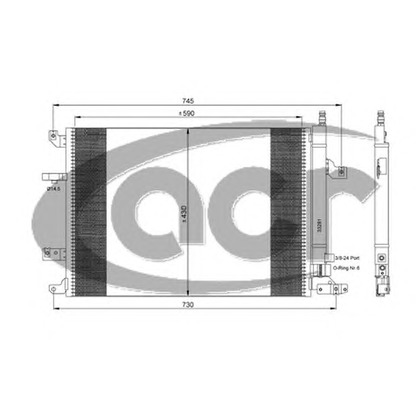 Photo Condenser, air conditioning ACR 300667