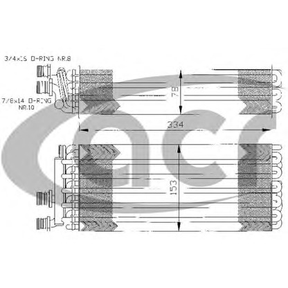 Foto Evaporatore, Climatizzatore ACR 310108