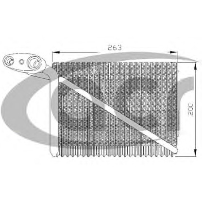 Photo Evaporator, air conditioning ACR 310136