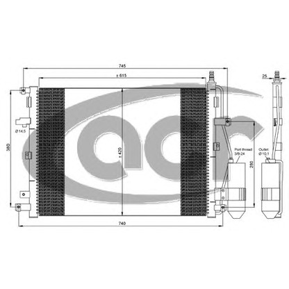 Foto Condensador, aire acondicionado ACR 300675