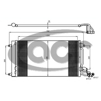 Photo Condenser, air conditioning ACR 300669