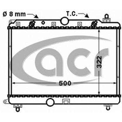 Photo Radiateur, refroidissement du moteur ACR 300900