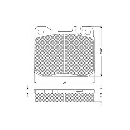 Foto Kit pastiglie freno, Freno a disco PROCODIS FRANCE PF10224