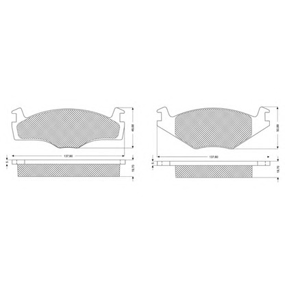 Foto Kit pastiglie freno, Freno a disco PROCODIS FRANCE PF1053