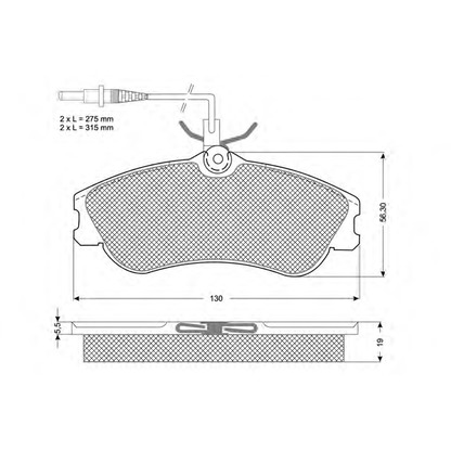 Foto Kit pastiglie freno, Freno a disco PROCODIS FRANCE PF1112