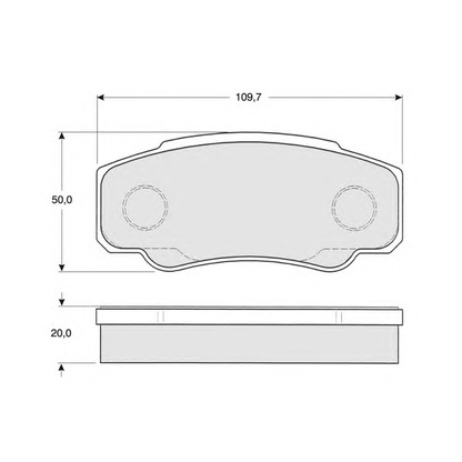 Foto Kit pastiglie freno, Freno a disco PROCODIS FRANCE PF1246