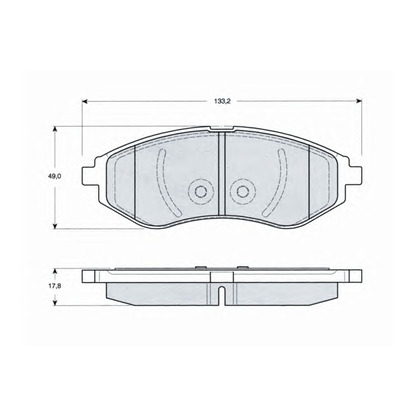 Photo Brake Pad Set, disc brake PROCODIS FRANCE PF1422