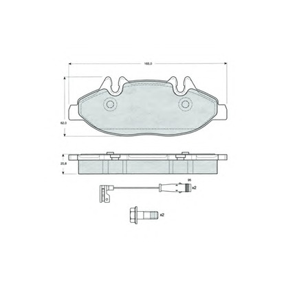 Photo Brake Pad Set, disc brake PROCODIS FRANCE PF1502