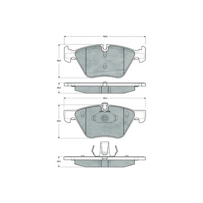 Photo Brake Pad Set, disc brake PROCODIS FRANCE PF1509