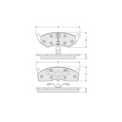 Photo Brake Pad Set, disc brake PROCODIS FRANCE PF1534