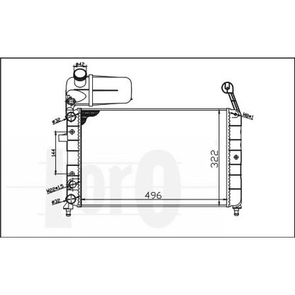Foto Radiatore, Raffreddamento motore LORO 0160170006