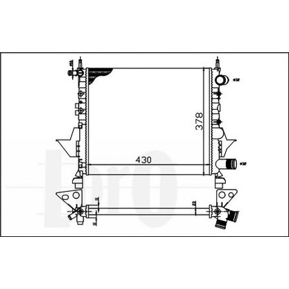 Photo Radiateur, refroidissement du moteur LORO 0420170023