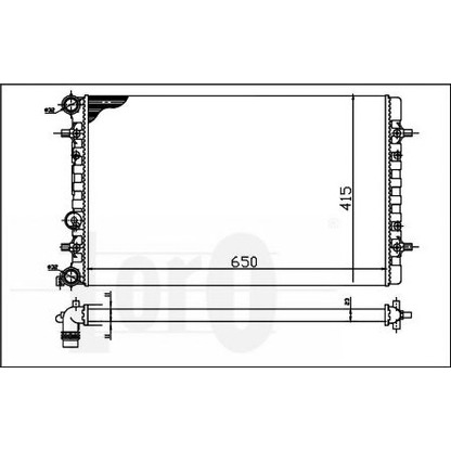 Foto Kühler, Motorkühlung LORO 0530170060