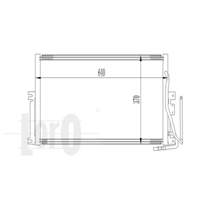 Photo Condenser, air conditioning LORO 0370160006