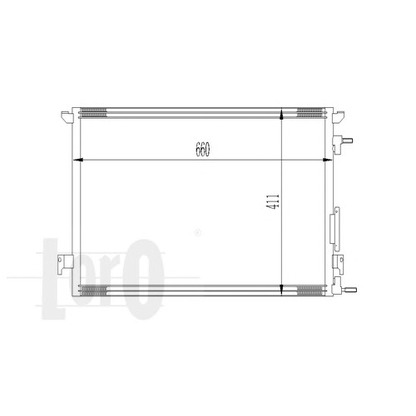 Photo Condenser, air conditioning LORO 0370160013