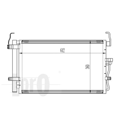 Photo Condenser, air conditioning LORO 0190160004