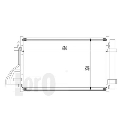 Photo Condenser, air conditioning LORO 0240160005