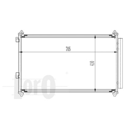 Photo Condenser, air conditioning LORO 0510160018