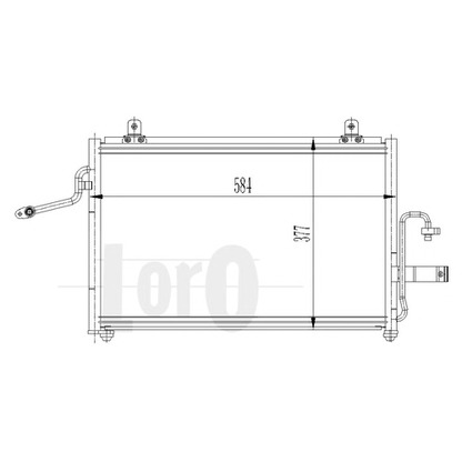 Photo Condenser, air conditioning LORO 0110160004