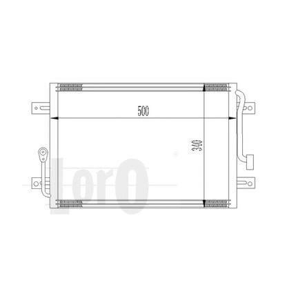 Foto Kondensator, Klimaanlage LORO 0160160003