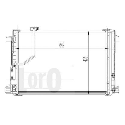 Photo Condenser, air conditioning LORO 0330160013