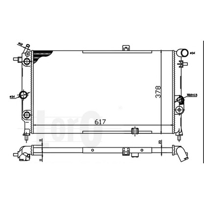 Foto Kühler, Motorkühlung LORO 0370170005