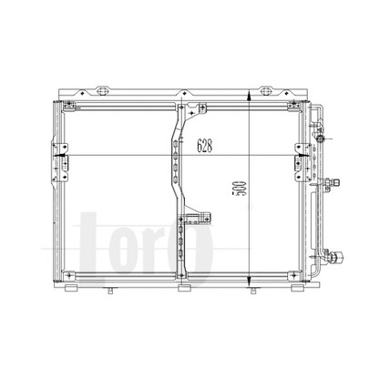 Фото Конденсатор, кондиционер LORO 0540160019