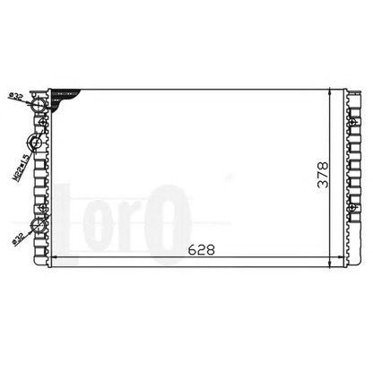 Foto Kühler, Motorkühlung LORO 0530170063