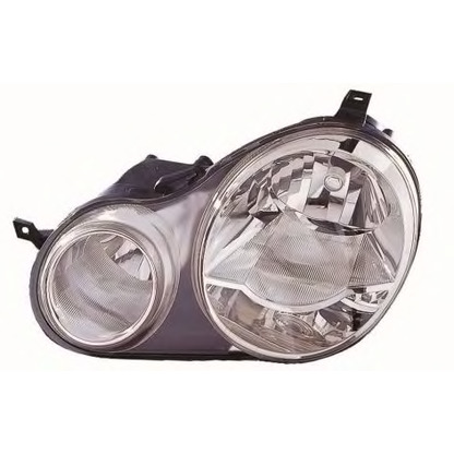 Photo Headlight LORO 4411150RLDBEM