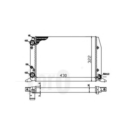 Photo Radiateur, refroidissement du moteur LORO 0030170024