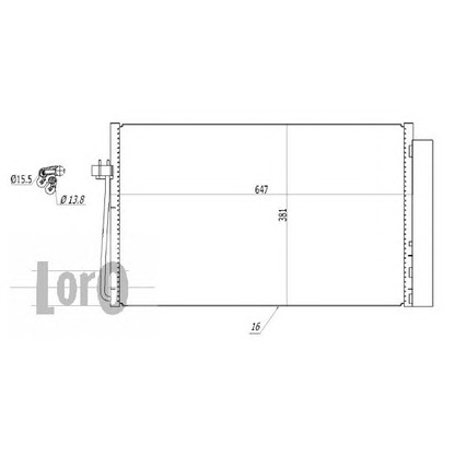 Photo Condenser, air conditioning LORO 0040160016