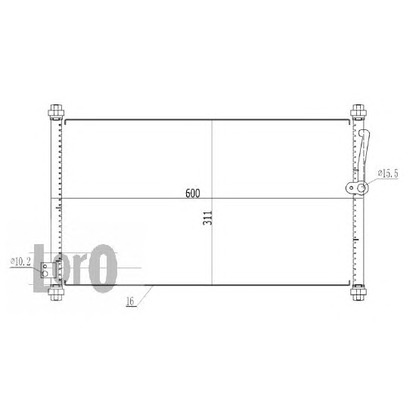 Photo Condenser, air conditioning LORO 0180160002