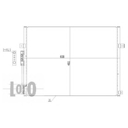 Foto Kondensator, Klimaanlage LORO 0230160003