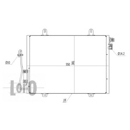 Photo Condenser, air conditioning LORO 0320160002