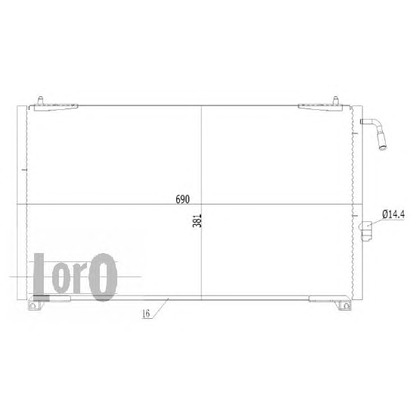 Foto Condensatore, Climatizzatore LORO 0380160014