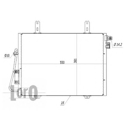 Photo Condenser, air conditioning LORO 0420160008