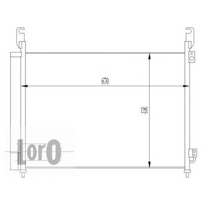 Foto Kondensator, Klimaanlage LORO 0420160045